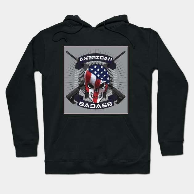 American Badass - Patriotic Graphic Hoodie by Mr.TrendSetter